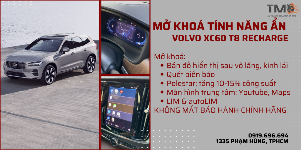 volvo t8 recharge mở khoá tính năng ẩn
