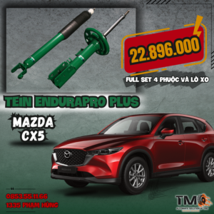 Nâng cấp hệ thống treo Mazda CX5 phuộc giảm xóc Tein chính hãng khắc phục hiệu quả những điểm yếu phuộc zin, phù hợp với địa hình Việt Nam