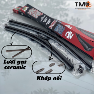 Gạt mưa ceramic - lựa chọn tối ưu dành cho mọi loại xe Volvo XC60, XC90,... Lưỡi gạt có phủ sẵn ceramic chống mài mòn kính, hạn chế nhảy gạt, bảo hành 2 năm